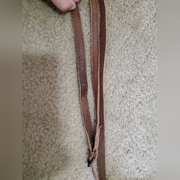 Dodi Jo's Handmade Leather Wristlet/Crossbody Sunflower Wallet - Picture 7 of 15